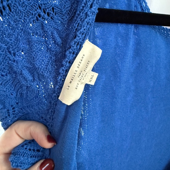 Sezane Zayn Dress Greek Blue - Size XXL - Picture 9 of 9